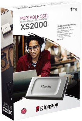 HDD SSD Внешний 1Tb Kingston SXS2000/1000G USB-C