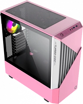 Корпус Midi Tower Gamemax Contac COC,Pink