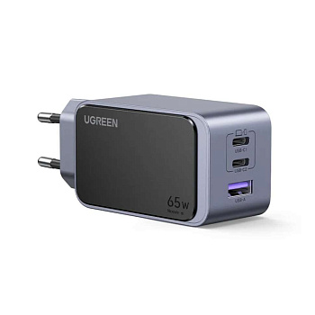 Зарядное устройство Ugreen 2C1A, 65W, QC4+/PD3.0, Nexode S, GaNInfinity X553 (35042)  купить в Астане
