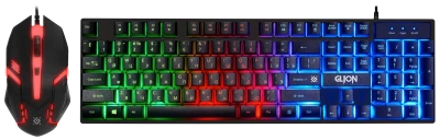 Клавиатура Defender Glion C-123, Black, USB + мышь