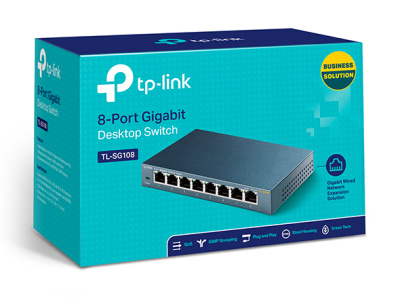 HUB (8TP) Tp-Link TL-SG108 10/100/1000Mbit