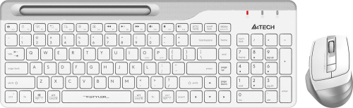 Клавиатура+мышь беспроводная A4tech FB2535C-Icy White v2