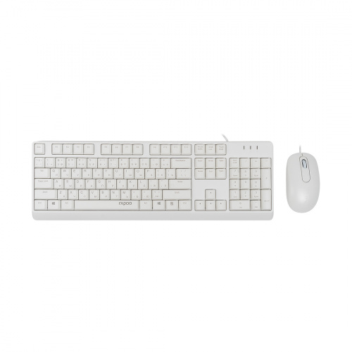 Клавиатура+мышь Rapo X130PRO USB (White)