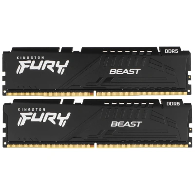 DIMM 64Gb DDR5 5600 MHz Kingston Fury Beast (2x32Gb) (KF556C36BBEK2-64)