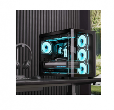 Корпус Midi Tower Aerocool P500C black