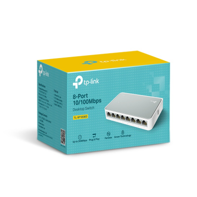 HUB (8TP) Tp-Link TL-SF1008D 10/100Mbit