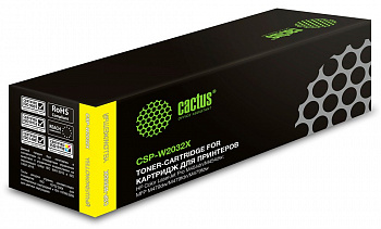 Картридж HP W2032X (№415X) (С ЧИПОМ) Yellow для CLJ Pro M454/MFP M479 (6K) Cactus