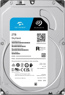 HDD 2Tb Seagate SkyHawk SATA3 3.5" 256Mb ST2000VX017 фото