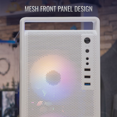Корпус Midi Tower AeroCool CS-109 White
