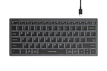 Клавиатура A4Tech Fstyler FX61 Grey (White Backlit)-LED (USB)