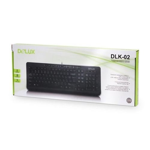 Клавиатура Delux DLK-02UB Black