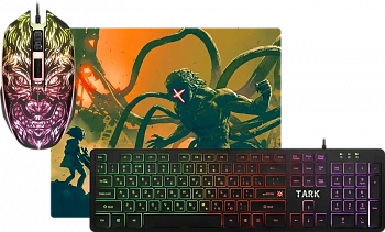 Клавиатура+мышь+коврик Defender Tark C-779
