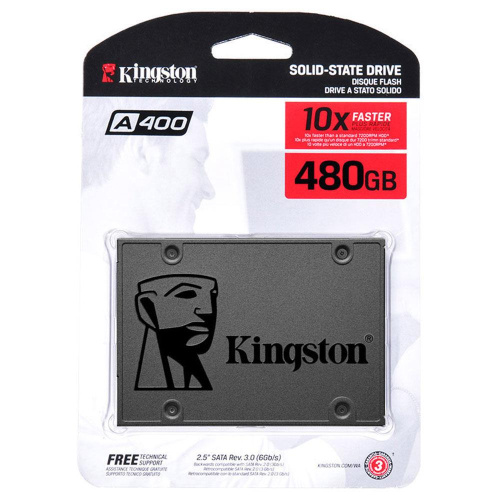 HDD SSD 480Gb Kingston A400 2.5" SATA III