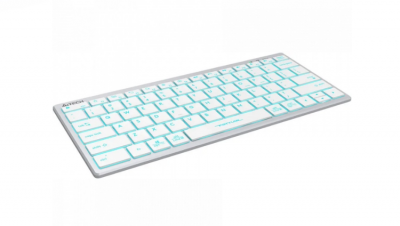 Клавиатура A4Tech Fstyler FX61 White (Blue Backlit)-LED (USB)