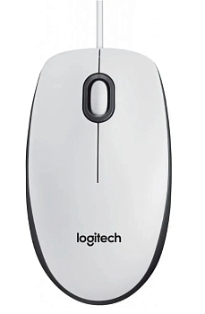 Мышь Logitech M100 Optical USB 910-006764 White
