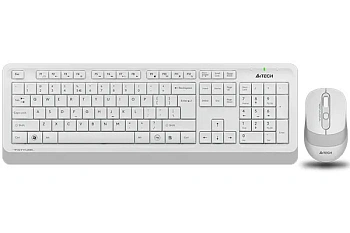 Клавиатура+мышь A4tech Fstyler FG1010S-White USB Wireless купить в Астане
