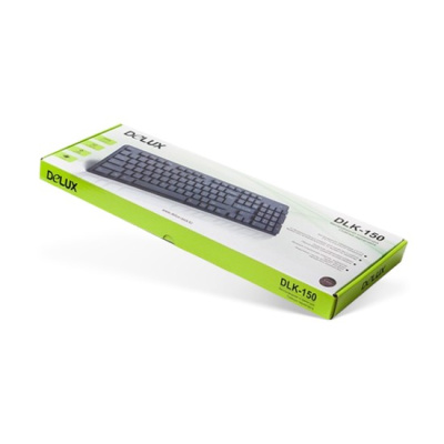 Клавиатура Delux DLK-150GB, black, Wireless