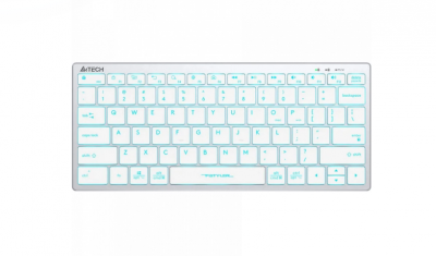Клавиатура A4Tech Fstyler FX61 White (Blue Backlit)-LED (USB)