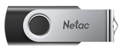 Flash DRIVE USB 64Gb U505 (Netac) USB 3.2 сер/чер