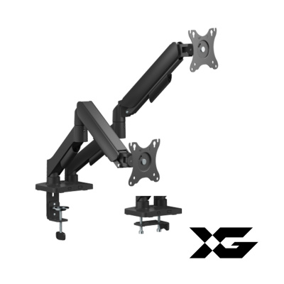 Кронштейн с газлифтом MGA-1732D для двух мониторов 17-32