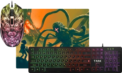 Клавиатура+мышь+коврик Defender Tark C-779