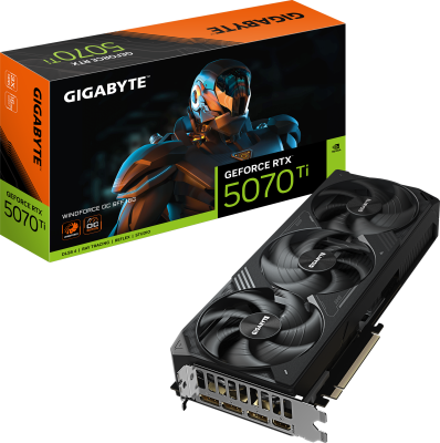 Видеокарта Gigabyte RTX5070Ti WINDFORCE SFF 16G GDDR7 (GV-N507TWF3OC-16GD)