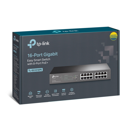 HUB (16TP) TP-Link TL-SG1016PE 10/100/1000Mbit PoE+