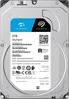 HDD 2Tb Seagate SkyHawk SATA3 3.5" 256Mb ST2000VX017 купить в Астане