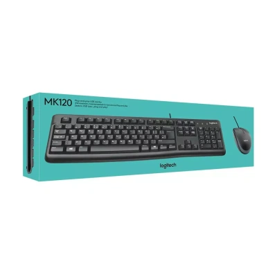 Клавиатура+мышь Logitech Desktop MK120 920-002561
