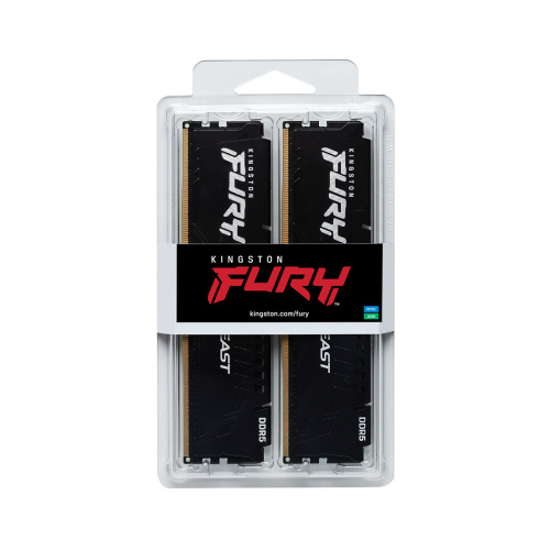 Комплект модулей памяти Kingston FURY Beast KF552C40BBK2-32 DDR5 32GB (Kit 2x16GB) 5200MHz