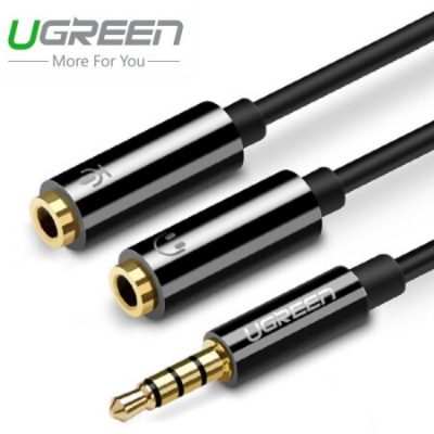 Переходник 2 audio (f)- audio (m) 3.5mm 30620