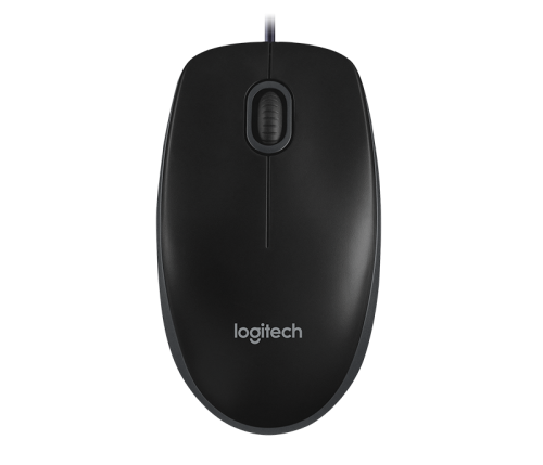 Мышь Logitech B100 Optical USB 910-003357 Black