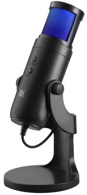 Стрим Микрофон Defender Galactar GMC 250, USB.LED Черный