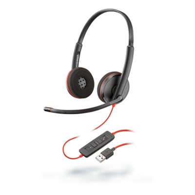 Наушники PLANTRONICS BLACKWIRE C3220 USB-С+адаптер USB-A (Poly) Bulk