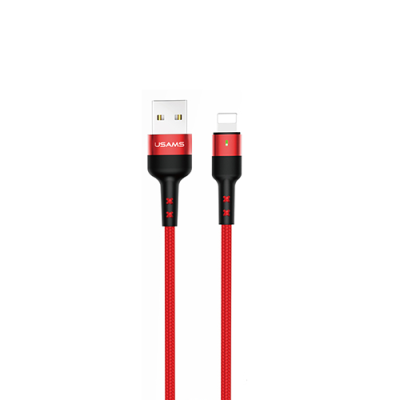 Кабель Lightning to USB SJ311 IP02 (USAMS) red