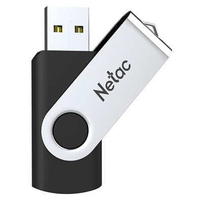 Flash DRIVE USB 32Gb U505 (Netac) USB 3.2 сер/чер