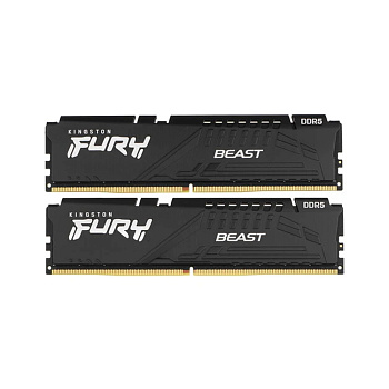 DIMM 64GB DDR5 kit 6000MHz Kingston Fury Beast  (2x32GB) (KF560C36BBEK2-64)