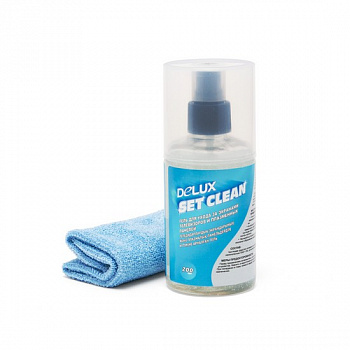 Чистящий набор для мониторов Delux Set Clean