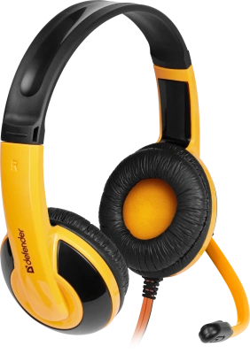 Гарнитура Defender Warhead G-120 черный+оранжевый