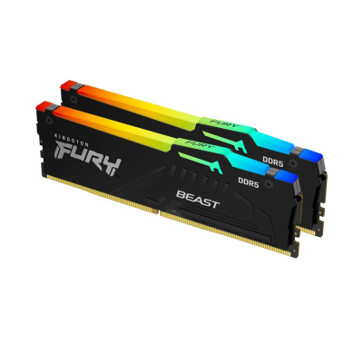 DIMM 32GB DDR5 5600MHz Kingston Fury Beast RGB KF556C36BBEAK2-32 (2x16Gb)