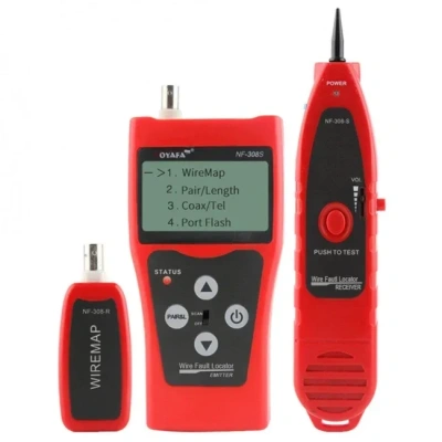 Многофункциональный кабельный LAN тестер NF-308S (RJ11+RJ45, USB, COAX, WIREMAP)