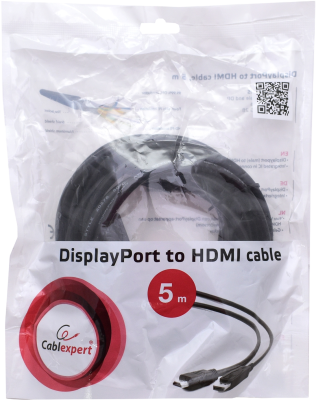 Кабель Display Port - HDMI 5m СПЕЦ ЦЕНА