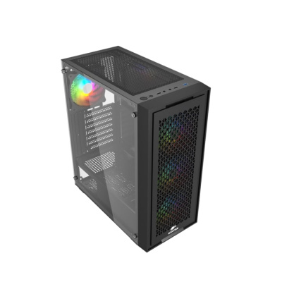 Корпус Midi Tower Wintek Moon PS195-5-B ATX/MicroATX, Black