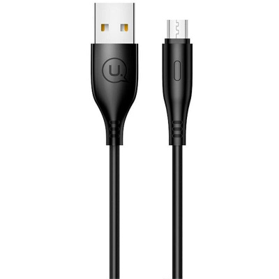 Кабель Micro USB to USB USAMS SJ233USB01 black