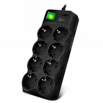 Сетевой фильтр Sven SF-08E-16A 8 розеток 1,8м