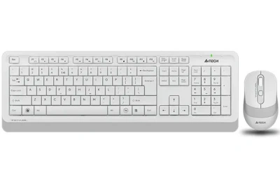 Клавиатура+мышь A4tech Fstyler FG1010S-White USB Wireless фото