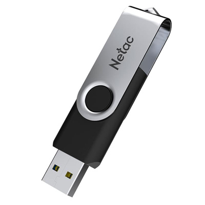Flash DRIVE USB 32Gb U505 (Netac) USB 3.2 сер/чер
