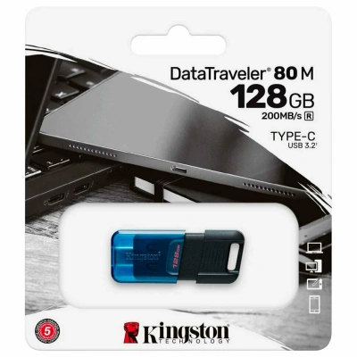 Flash DRIVE USB 128Gb DT80M (Kingston) Type-C