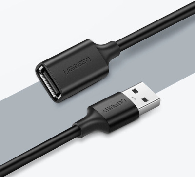 Кабель USB(m) - USB(f) удлинитель 2.0  1m US103 UGREEN 10314