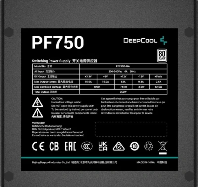 Блок питания Deepcool (750W) PF750